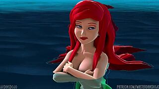 Little Mermaid Blows Master in Aquatica Erotica