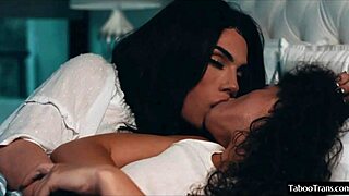 beautiful shemale takes control and screws a female