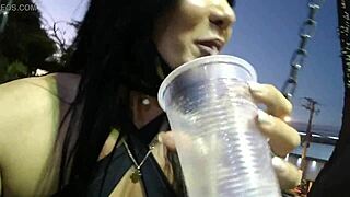 dragged a big dick from the square to my car