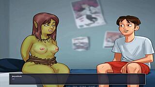 Big tits and ass in a cartoon porn video called Summer time saga - 42 - darkcookie