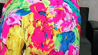 big butt crossdresser sissy rides hard in sexy white dress