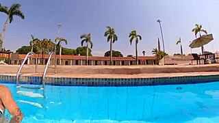 a morena begged for sex on the grass with mr matusalem