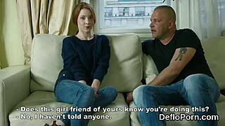 i watched innocent girl spread narrow for defloration