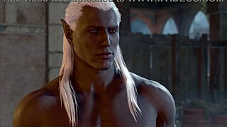 baldurs gate 3 astarion gay scenes in naked playthrough