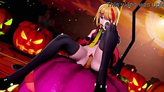 Happy Halloween Vocaloid Animation Featuring Blowjob Fun