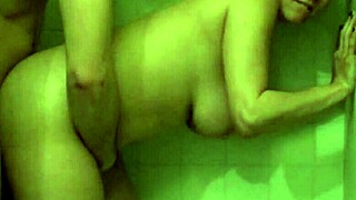 I’m Overwhelmed as My Boyfriend Eats My Shaved Pussy and Pounds Me in the Shower