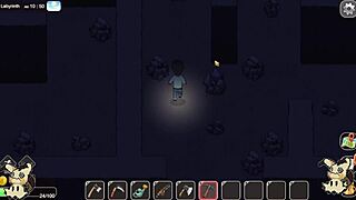 Hentai Game Village Rhapsody Part 3: Big Tits Action in the Ranch Stable!