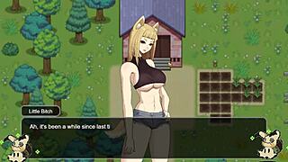 Hentai Game Village Rhapsody Part 3: Big Tits Action in the Ranch Stable!