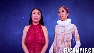 Everyone Cums Hard in Alexia Anders and Suki Sin Group Bash