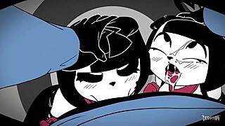 Extended HD version of Mime and Dash's animated threesome adventure by Derpixon.