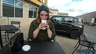 Slutty girlfriend gets cumshot with risky impregnating creampie outdoors