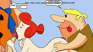 Wild Family Orgy in Animated Flintstones HQ Porno.