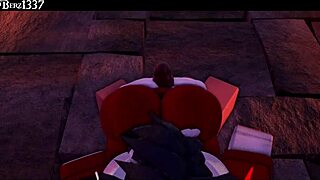 Succubus Delivers Wild Thighjob in 3D Anime