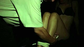 Sofi in hard evening bondage with white cotton ropes part 1