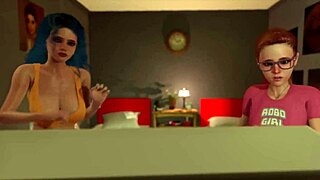 Hot Futa Fucks Futa with Cumshot