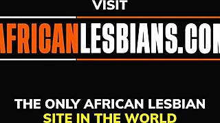 Horny African Ebony Sluts Finger And Lick Black Pussy