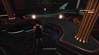 Best hot video game with curvy French 3D cumshots