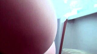 Blonde babe passionately fingers her tight cunt