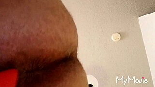 gay dude plays with his tight ass for wild fun