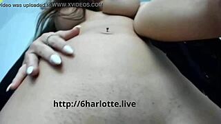 big ass blonde shows wet cameltoe on webcam