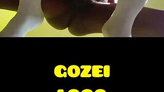 Two young guys exchange looks at gym