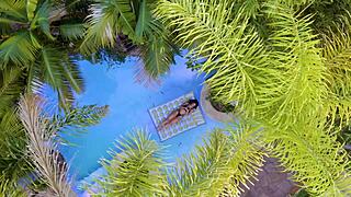 Blonde Vixen Asbhy's Passionate Tryst with Older Man