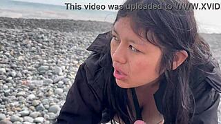 I met a Peruvian prostitute on the beach who swallowed my cum.