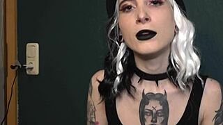 German femdom domination with cuckold husband Lou Nesbit and Lia Louise in dirty talk.