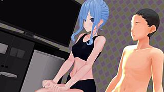 mmd-vtuber suisei hishimachi