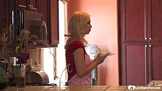 Adorable Blonde Spreads Ass And Pussy