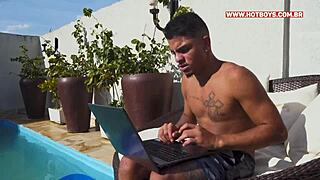 Intense Bareback Orgy At Pool Party