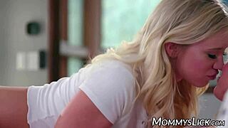 teen bailey brooke explores with stepmom in a family moment