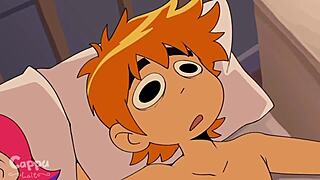 scott pilgrim fucks her in horny hentai cartoon anime