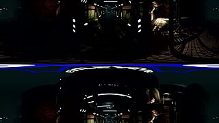 Cyberpunk alley sex with Karma Rx