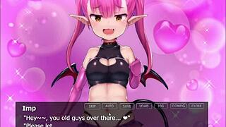 Doskoinpo Succubus Imp Dominates with Big Tits in Fetish Control