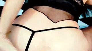 Skinny Milf Wife Gets Assfucking In Homemade Pov, Showing Her Open Asshole