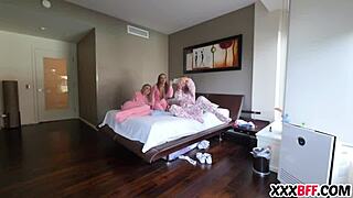 best friends enjoy a party together