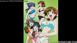 sexy anime girls star in hentai ecchi adventures.