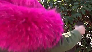 she gets naked in the middle of the street