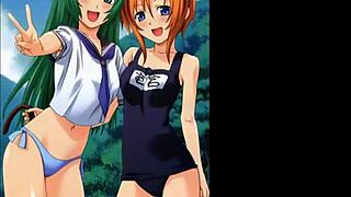 sexy anime girls star in hentai ecchi adventures.