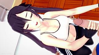 Mona Wants Fun With Big Cock In Sport Outfit