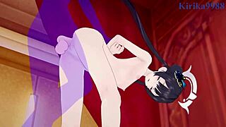 ryuuge kisaki and asagiri suou are having intense sex with creampie in blue archive