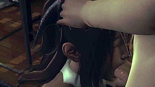 Did a succubus sneak up on me with monster cock in 3d hentai pov?