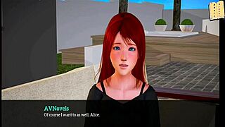 Redhead Rides Monster Cock In Cowgirl Position In 3D Hentai Family Game.