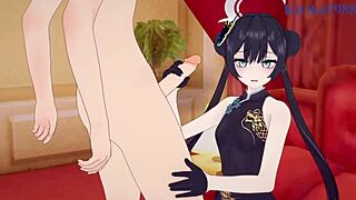 ryuuge kisaki and asagiri suou are having intense sex with creampie in blue archive