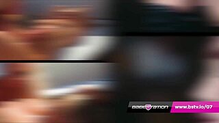 blonde uk cam girl seduces producer with big cock