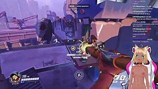 vtuber lewdneko gets spanked in overwatch part 2