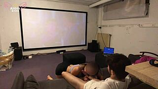 Stepsiblings Fuck Bent Over During Disney Movie, Calling It Family Bonding