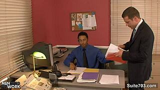 Amazing Gay Fucking Butts In The Office