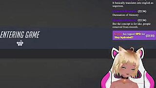 vtuber lewdneko gets spanked in overwatch part 2